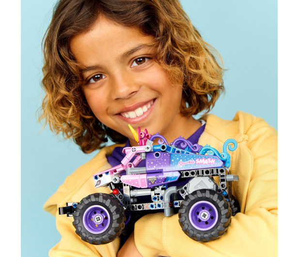 LEGO Technic 42220 Monster Jam Sparkle Smash z napędem pull-back - 1473446 - zdjęcie 5